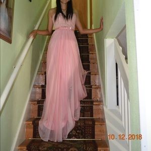 Pink prom dress